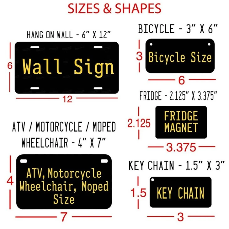Personalized License Plate Factory