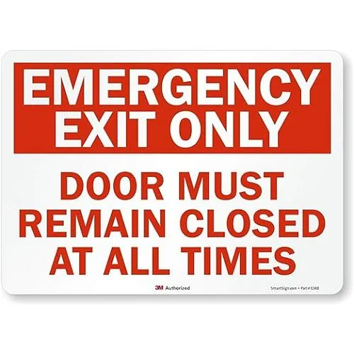 Waterdichte nooduitgangborden